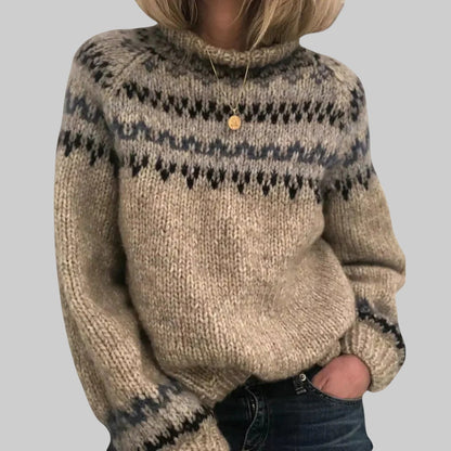 Ashley | Vintage Handgemaakte IJslandse trui