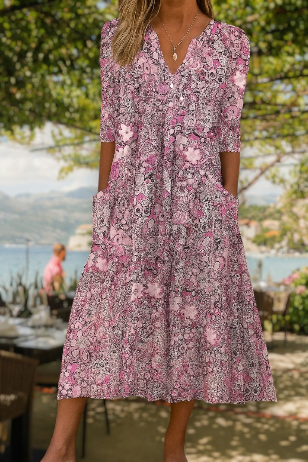 Lucille - Casual Elegante Jurk