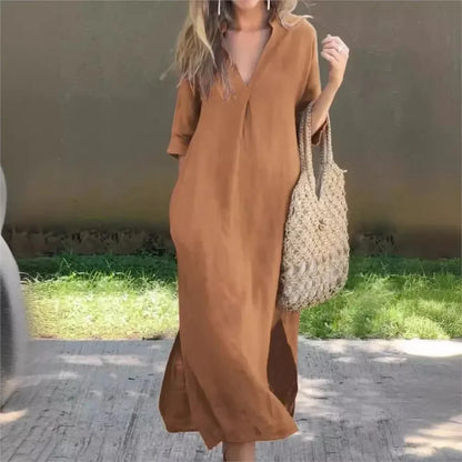 Fiora - Lange Casual Jurk