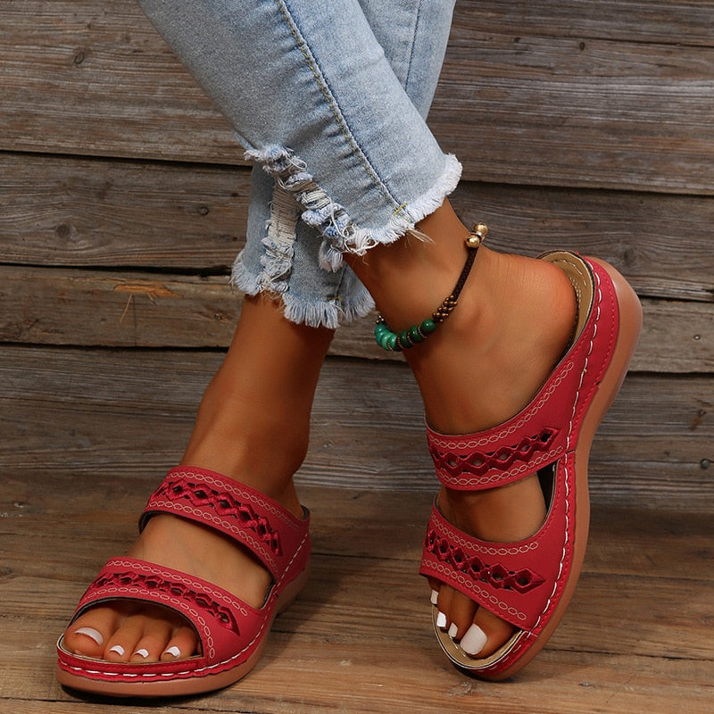 Monta™ - Comfortabele Orthopedische Sandalen Met Demping
