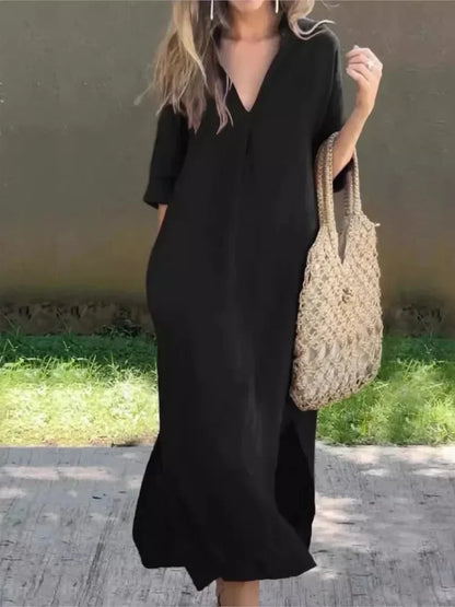Fiora - Lange Casual Jurk