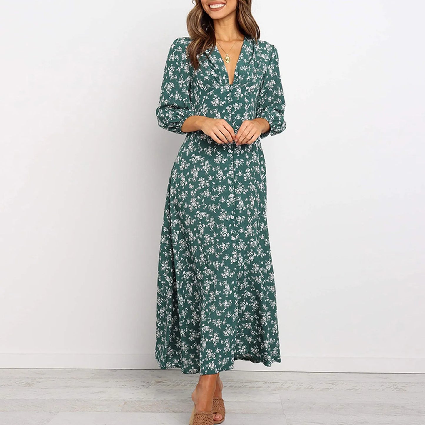 Jane - Elegante Bloemenjurk