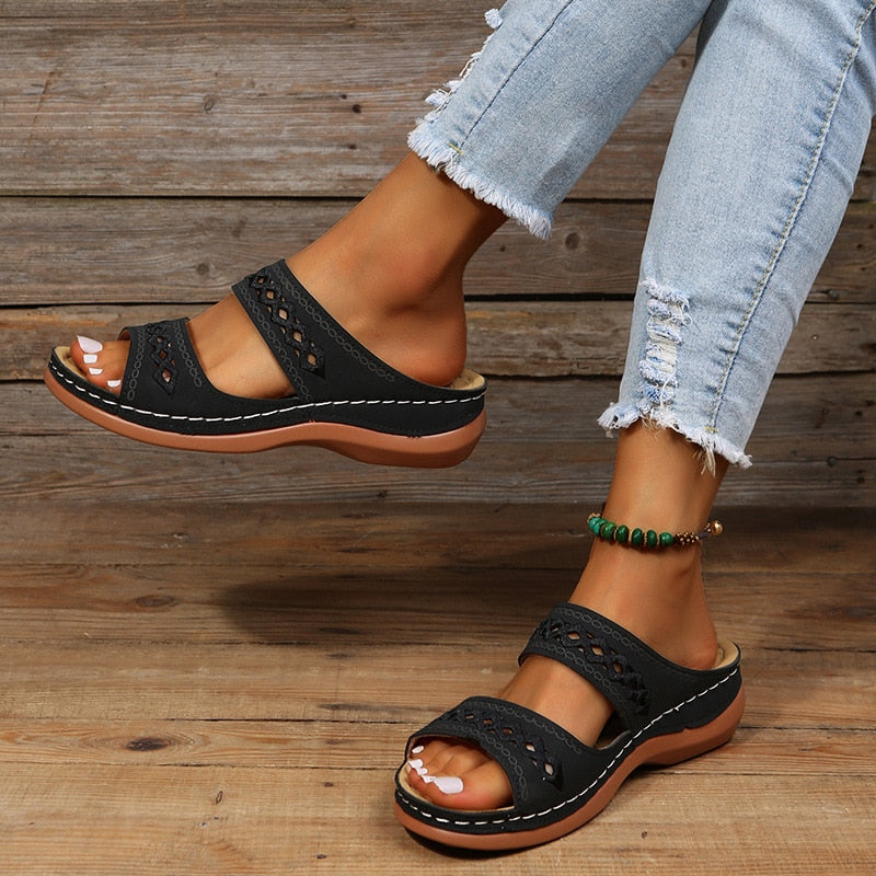 Monta™ - Comfortabele Orthopedische Sandalen Met Demping