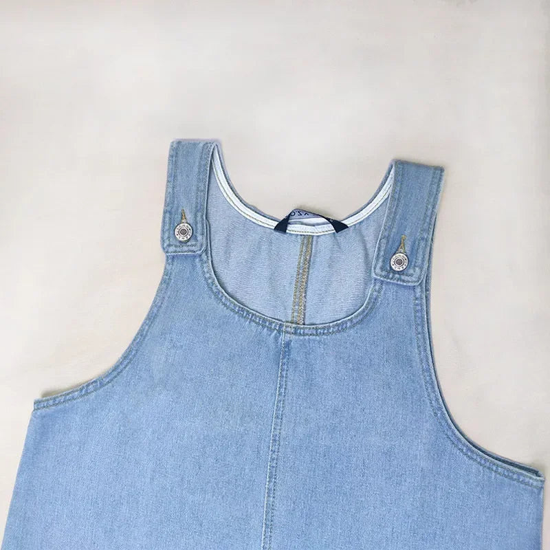 Sofia - Praktische denim zomerjurk