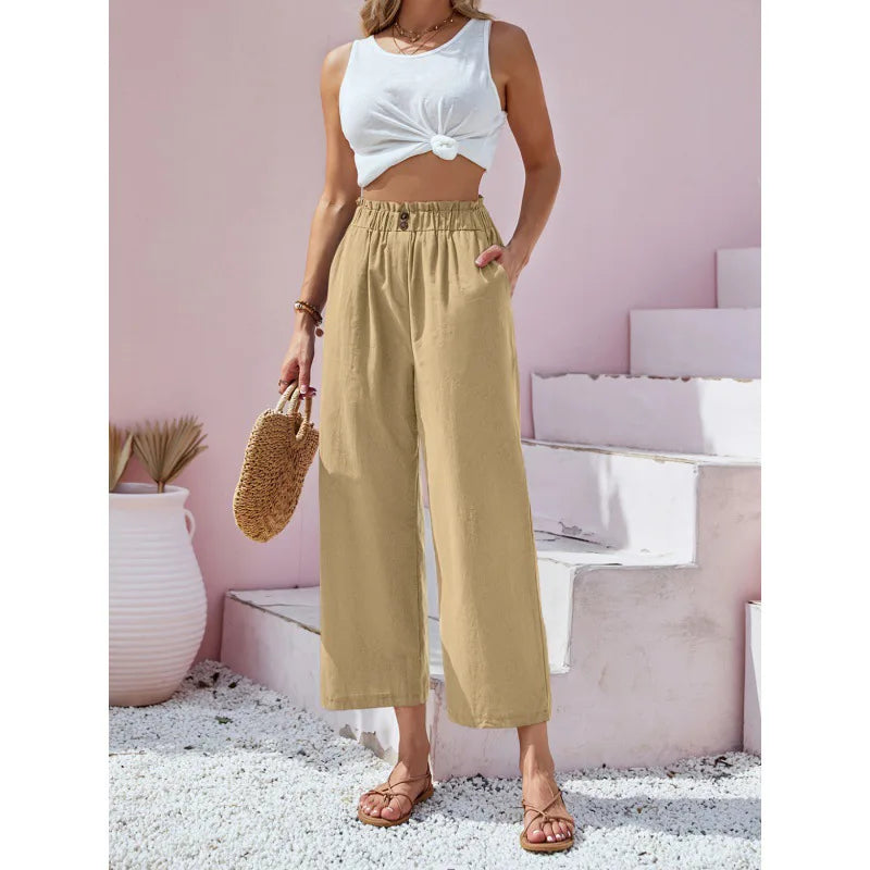 Soléa – Linnen-Katoenen Zomerbroek