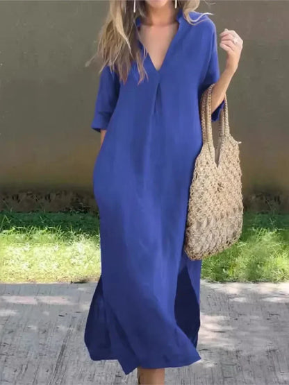Fiora - Lange Casual Jurk