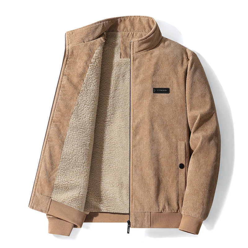 Udo | corduroy jas met fleece voering