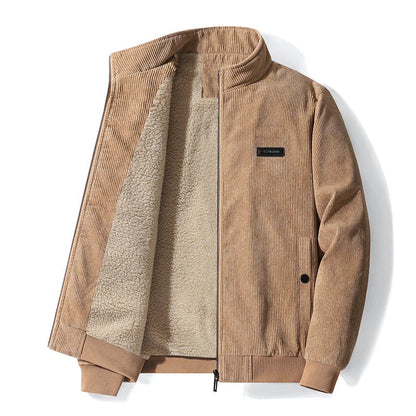 Udo | corduroy jas met fleece voering
