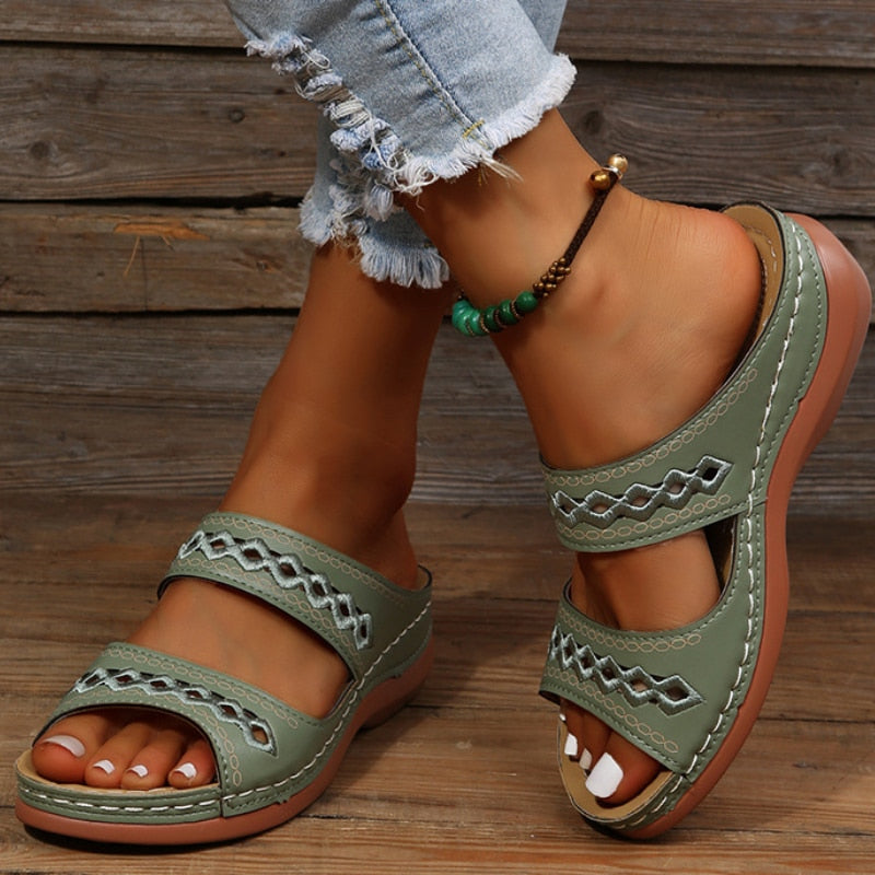 Monta™ - Comfortabele Orthopedische Sandalen Met Demping