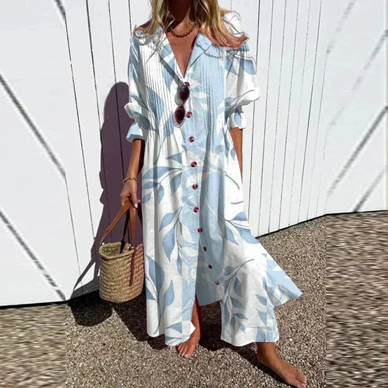 Maisie - Flatterende Elegante Maxi Jurk