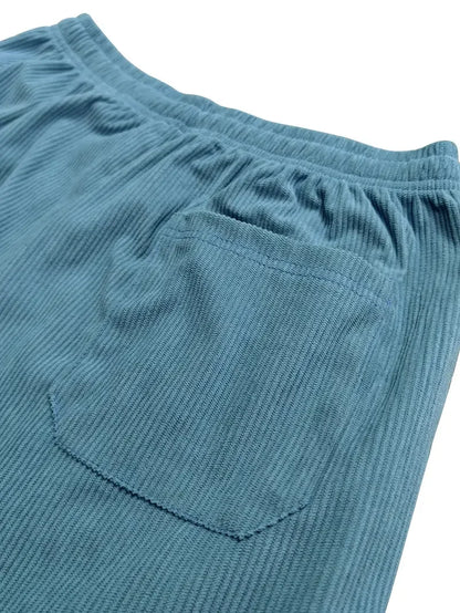 Hans™ | Wijde pijpen met elastische tailleband