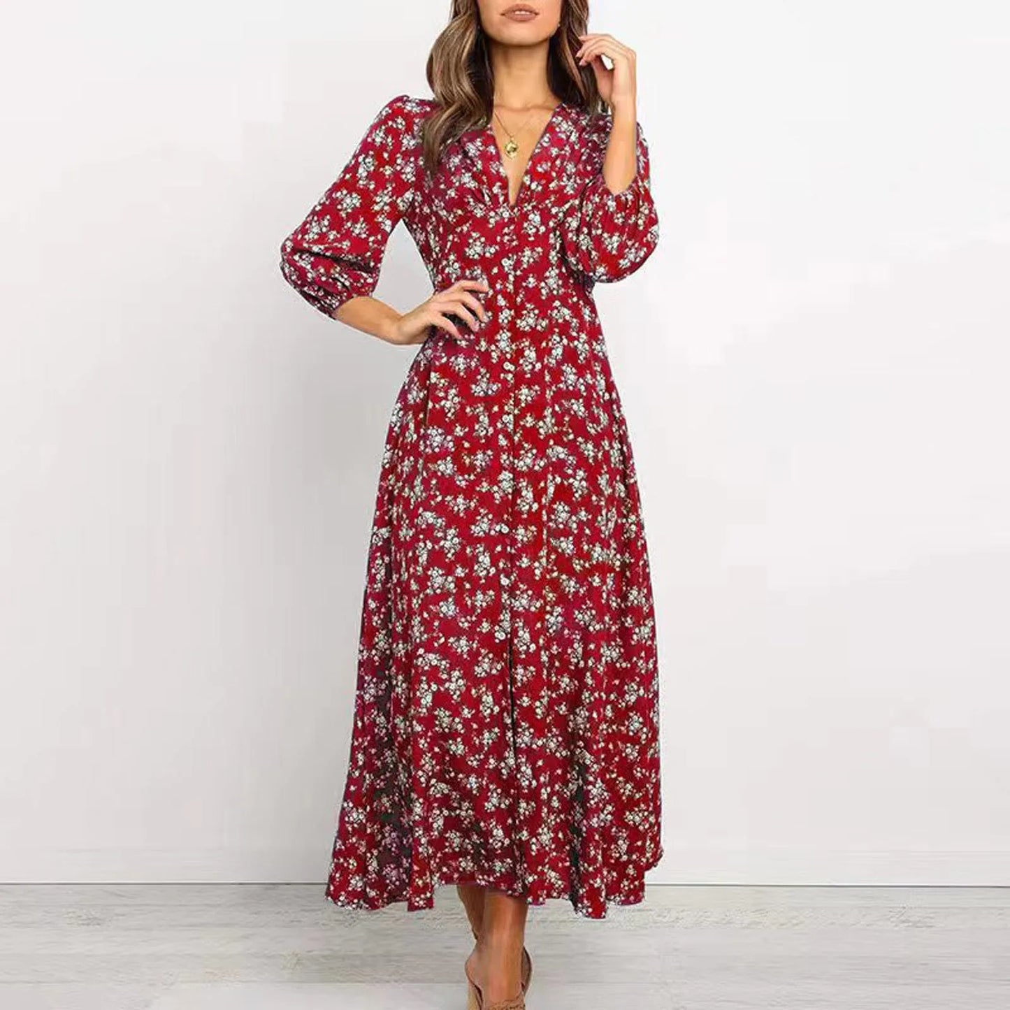 Jane - Elegante Bloemenjurk