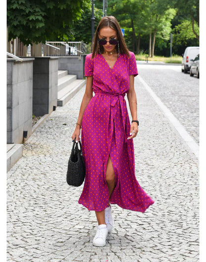 Eva - Elegante V-Hals Jurk