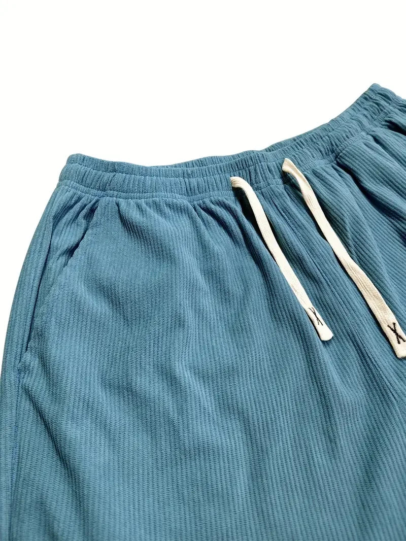 Hans™ | Wijde pijpen met elastische tailleband