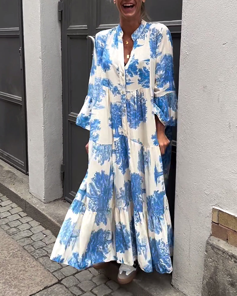Francesca - Elegante Flowy Jurk