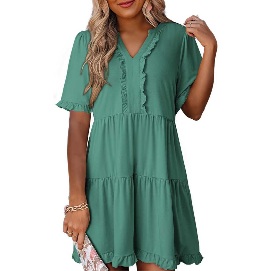 Shaila - Robe Mini Bloemenprint