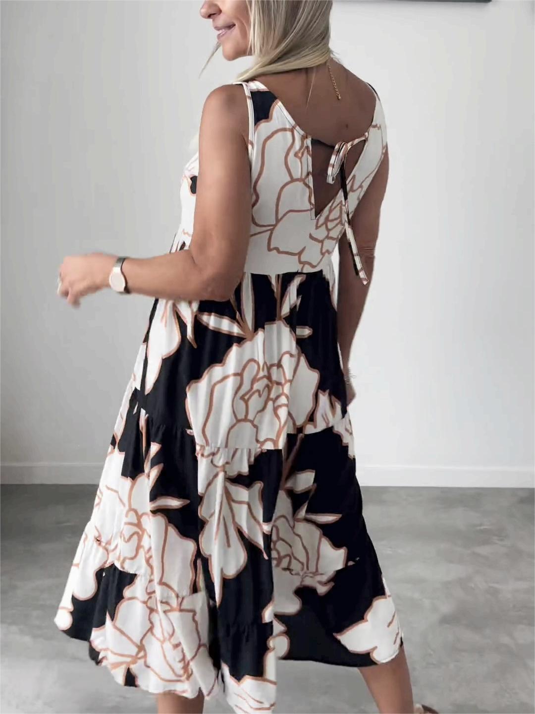 Camille - Mouwloze Elegante Jurk