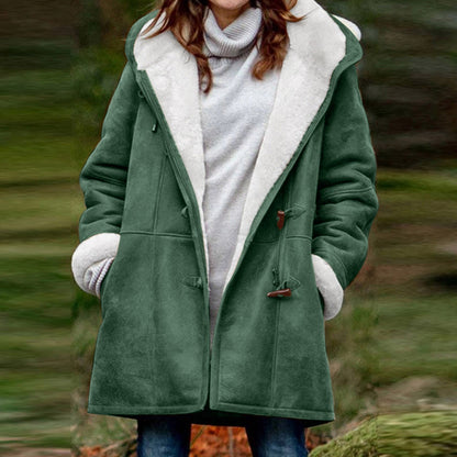 Cléa | Casual fleecevest met capuchon