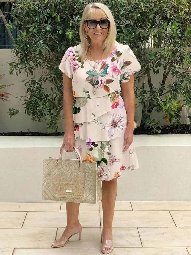 Mallory - Chique bloemenjurk