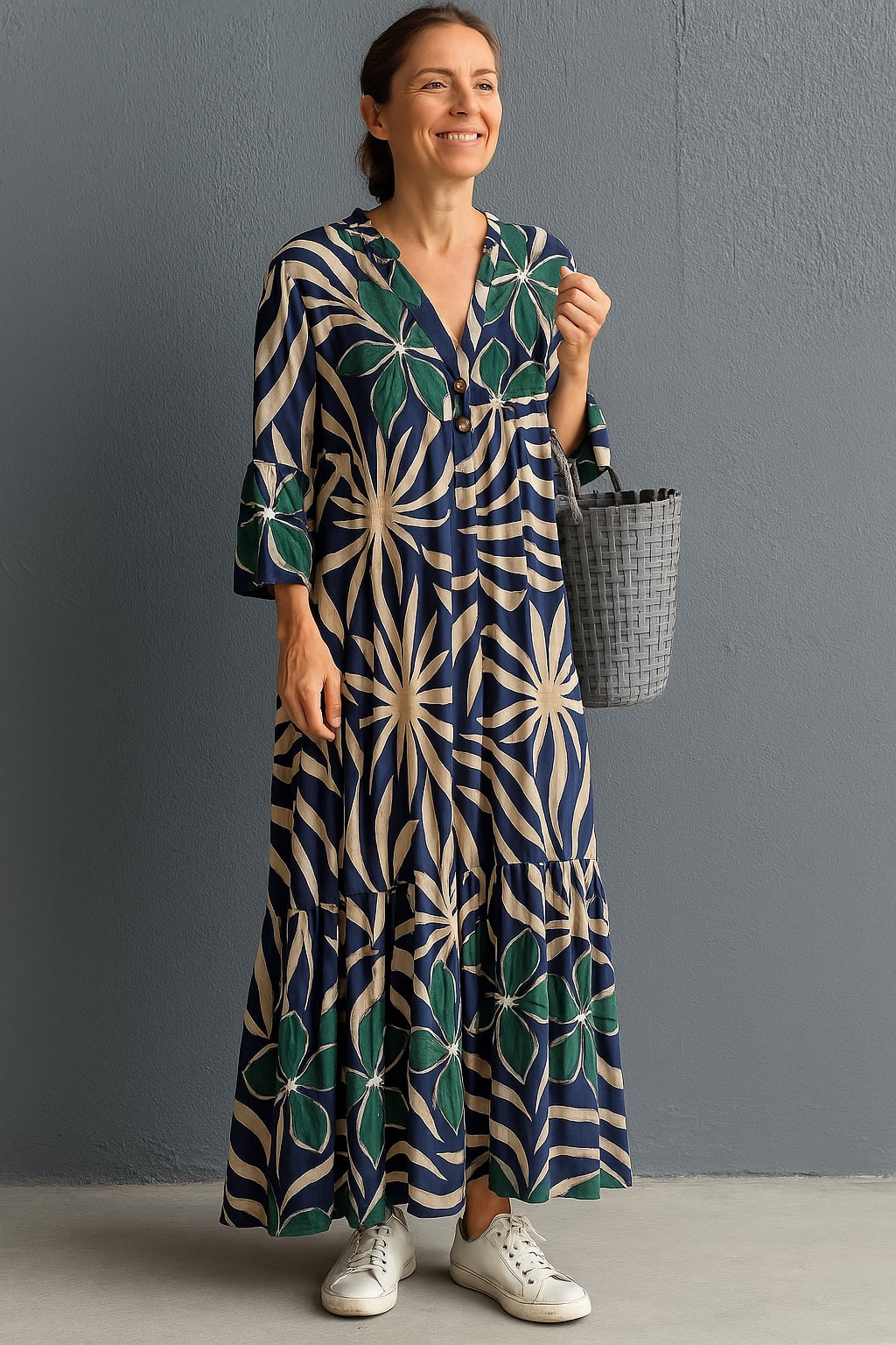 Coralie - Elegante Ruime Jurk