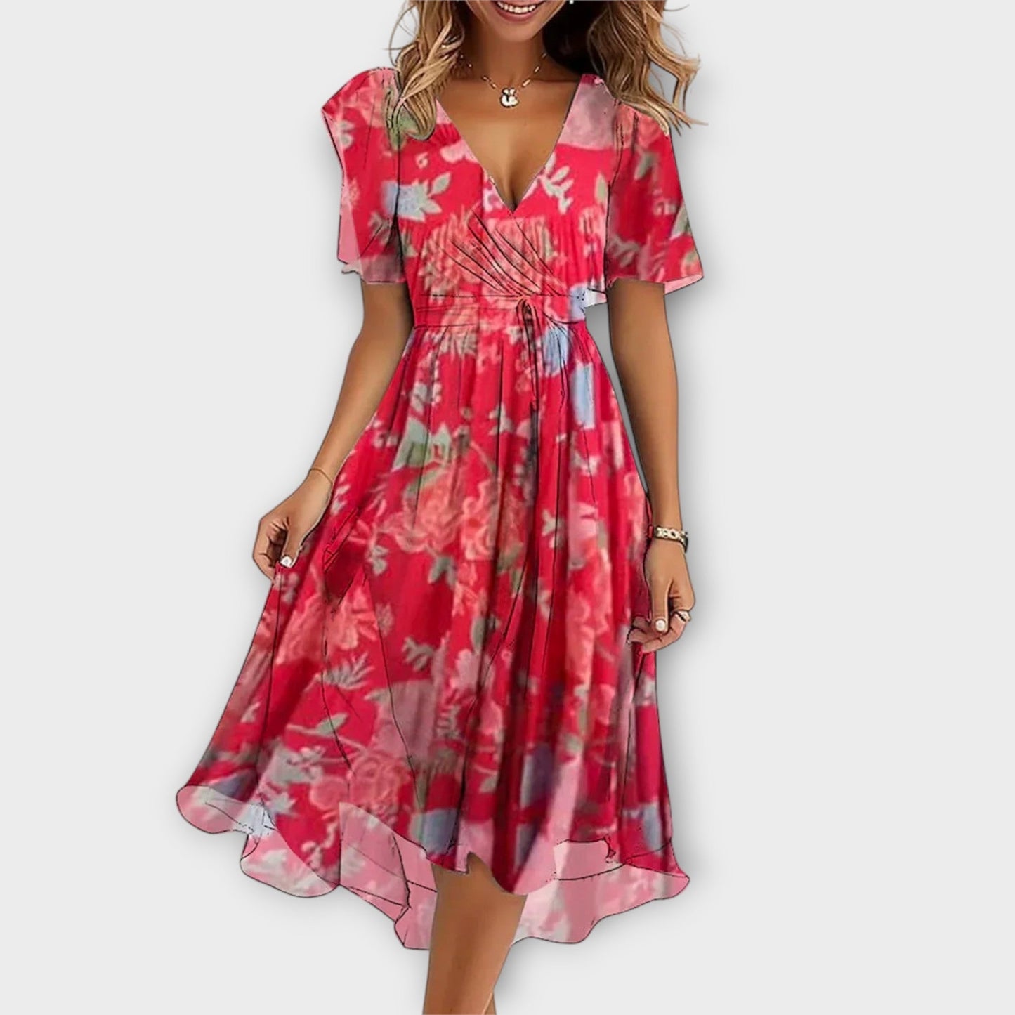 Floria | Robe Élégante Flatteuse