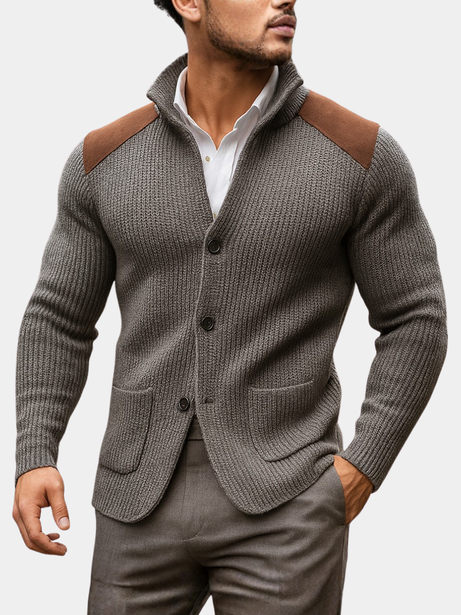Dieter | BLAZER IN GEBORDUURDE MAILLE