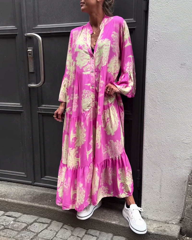 Francesca - Elegante Flowy Jurk