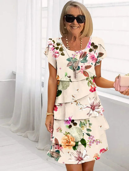 Mallory - Chique bloemenjurk