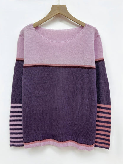Katharina – Pull Rayé à Manches Longues
