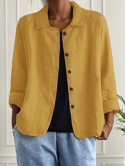 Jade | Klassiek katoenen overshirt