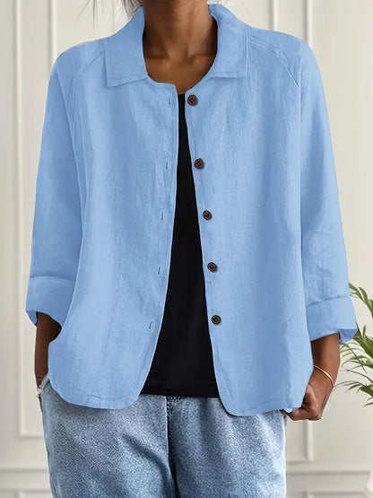 Jade | Klassiek katoenen overshirt