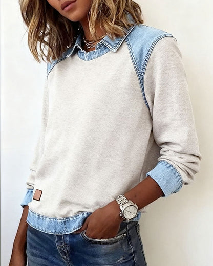 Lina - Moderne Geborduurde Blouse