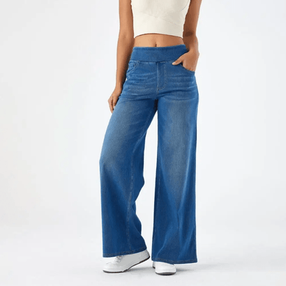 Élise | Stretchbroek met hoge taille