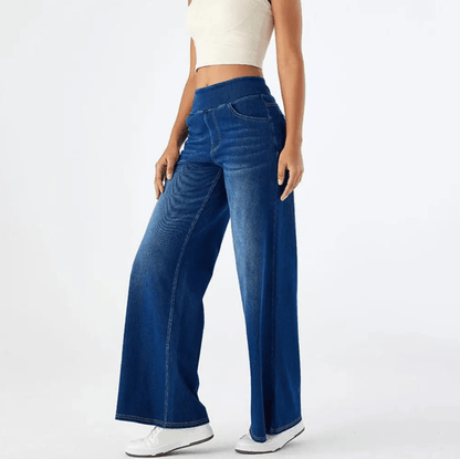 Élise | Stretchbroek met hoge taille