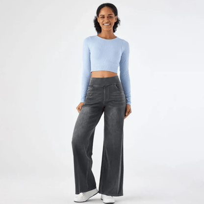 Élise | Stretchbroek met hoge taille