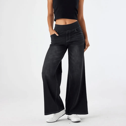Élise | Stretchbroek met hoge taille