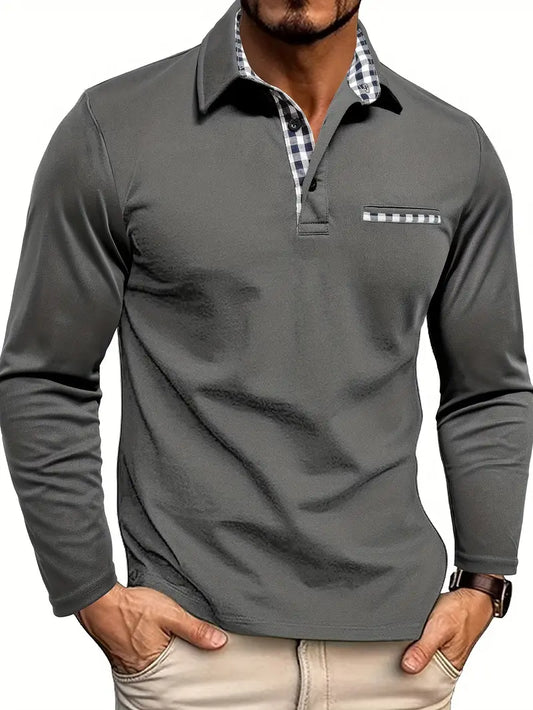 ADRIEN™ | KLASSIEKE POLO MET LANGE MOUWEN