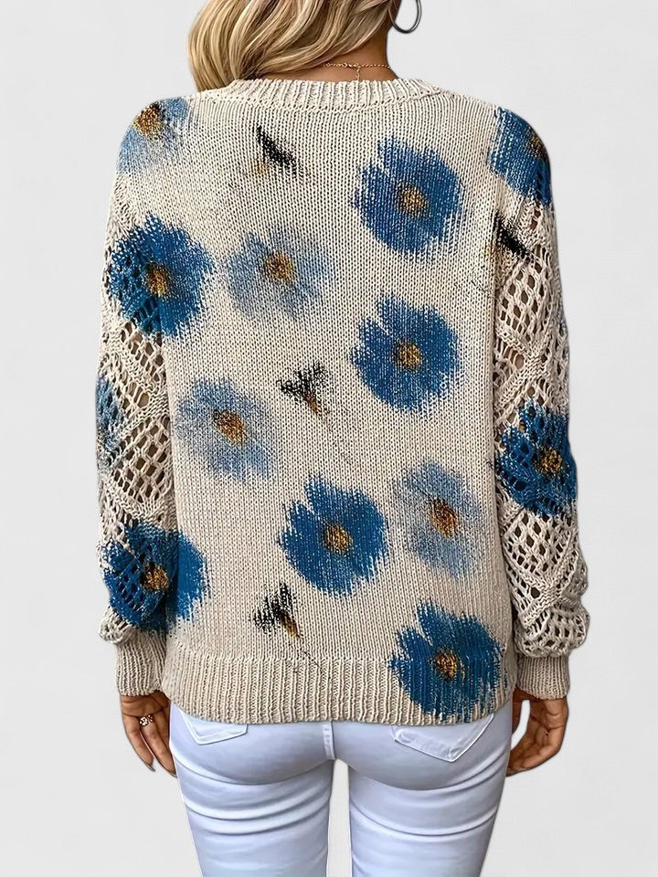 Aurélie - Licht Bloemig Vest