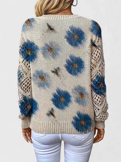 Aurélie - Licht Bloemig Vest