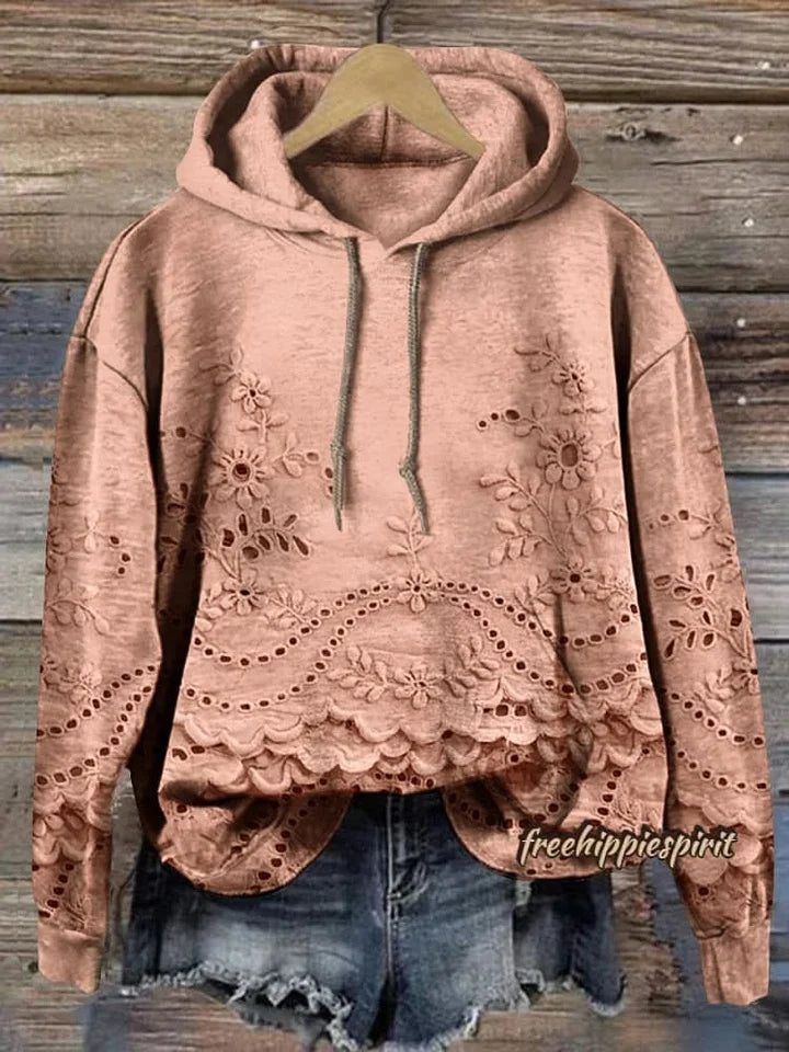 Amélie - Sweat À Capuche Floral
