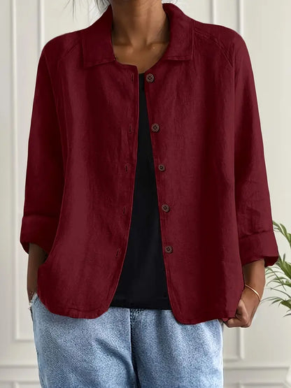 Jade | Klassiek katoenen overshirt