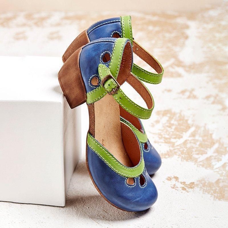 Laisy™ - Comfortabele Orthopedische Sandalen Met Lage Hak