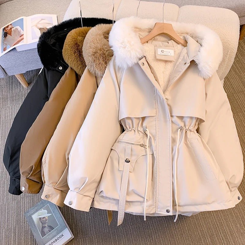 Amity™ | Elegante winterjas met bont