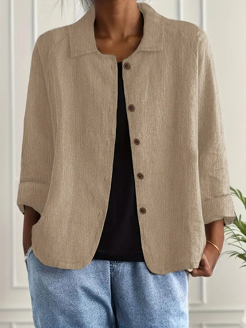 Jade | Klassiek katoenen overshirt