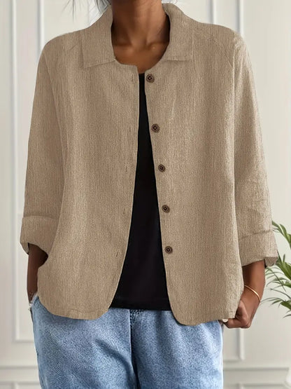 Jade | Klassiek katoenen overshirt