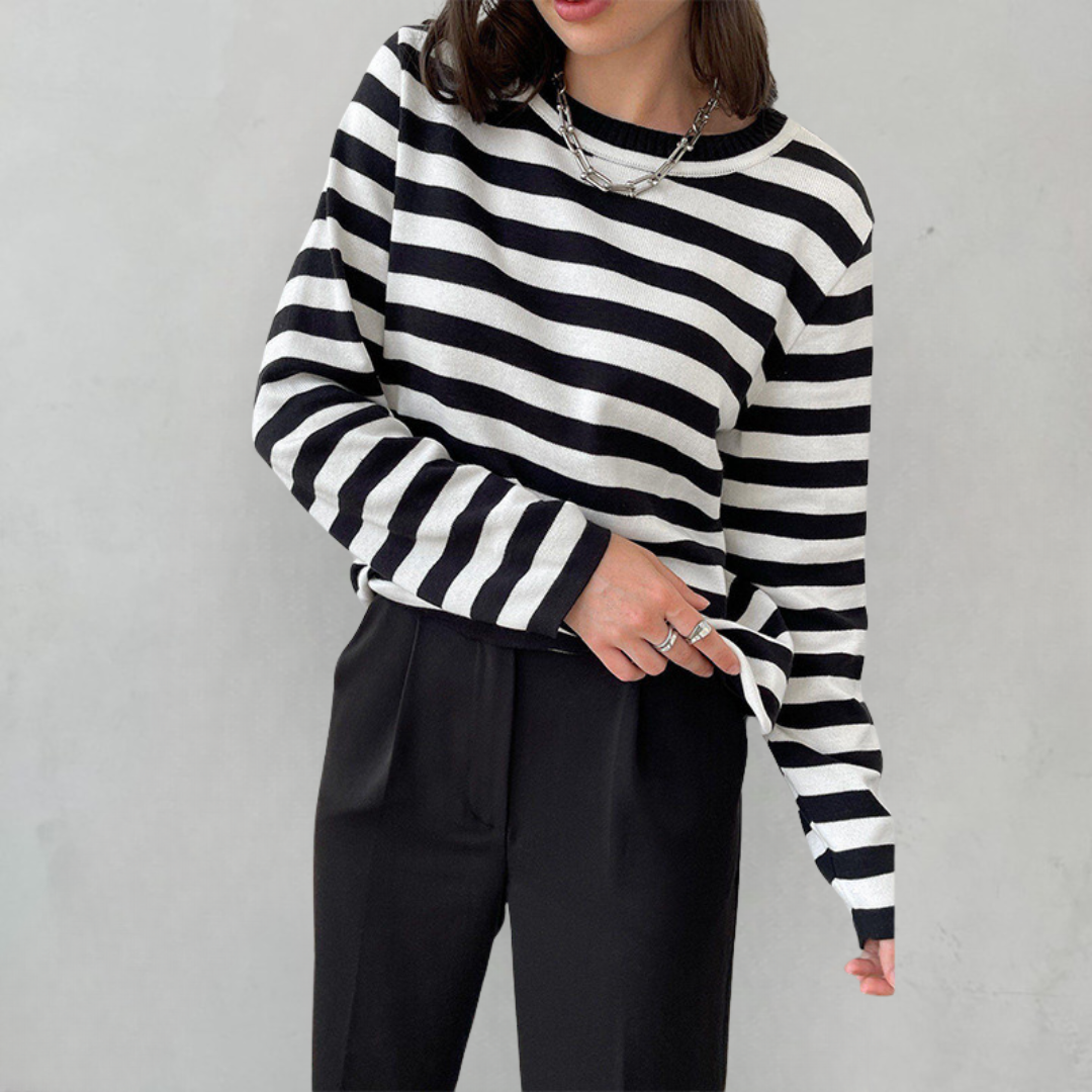 Nicole - Gestreepte Trui Chic