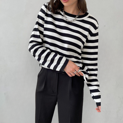 Nicole - Gestreepte Trui Chic