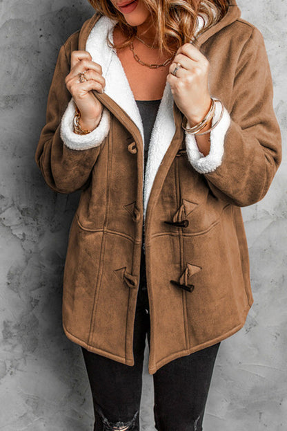 Cléa | Casual fleecevest met capuchon