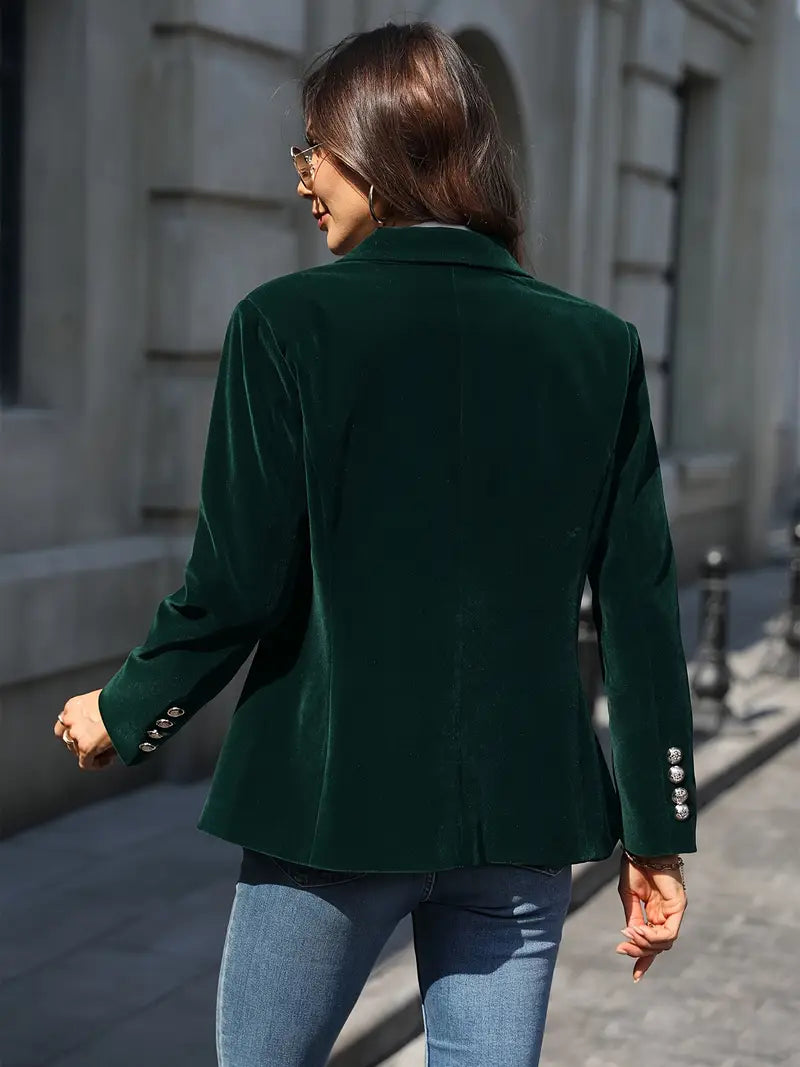 JULISSA | VESTE EN VELOURS ÉLÉGANTE