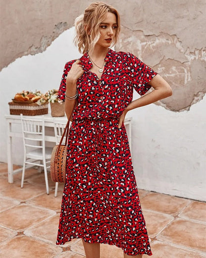 Edith - Vloeiende verfijnde jurk